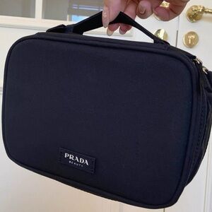 Prada Black toiletry bag